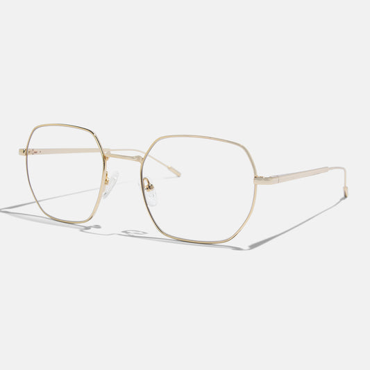 Full Rim Metal Square Eyeglasses - 14004