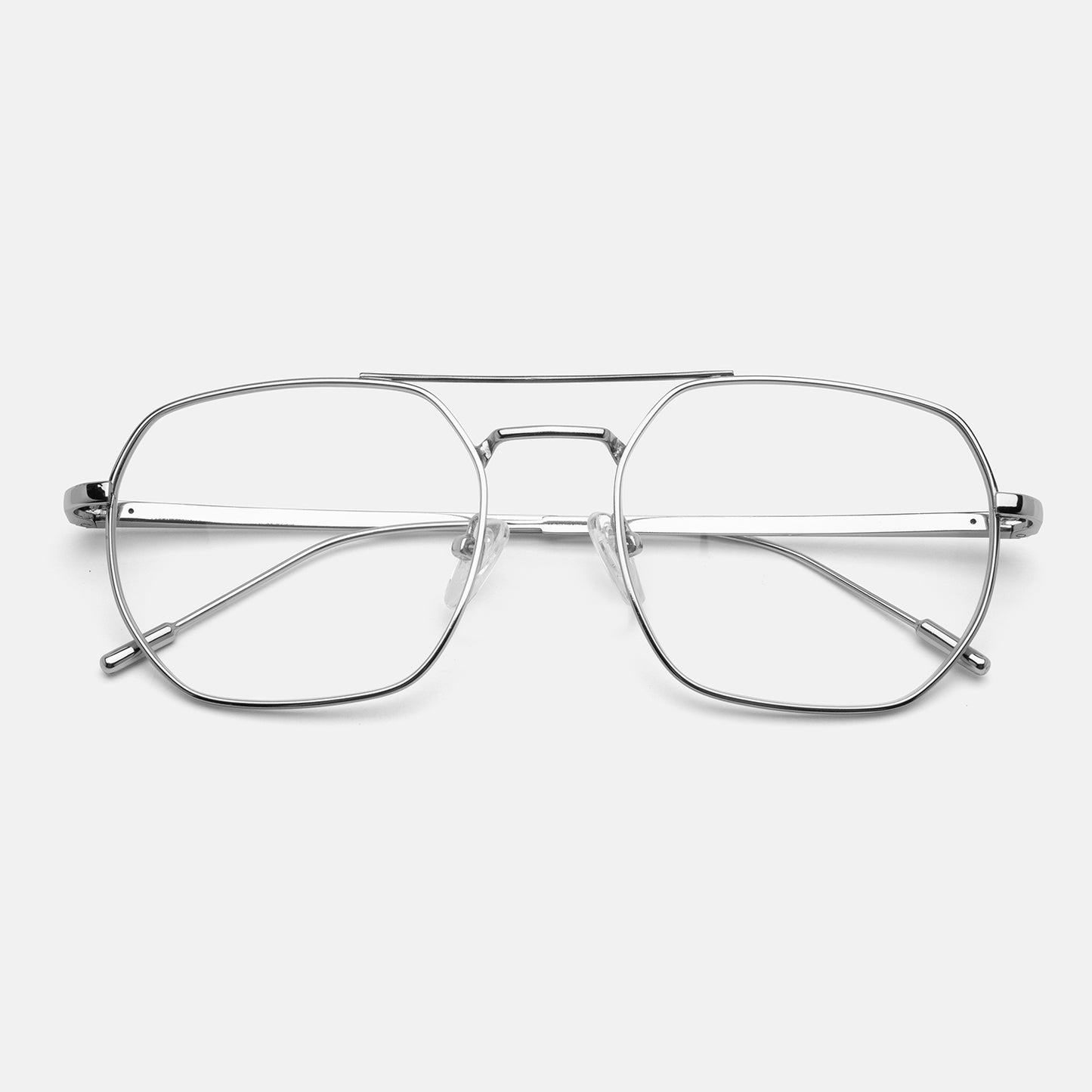 Full Rim Metal Square Eyeglasses - 14029