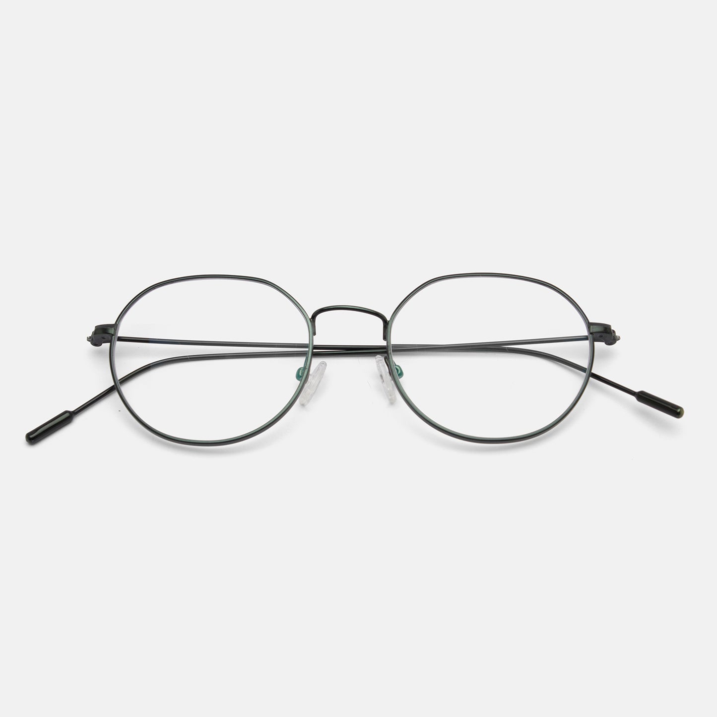 Full Rim Metal Round Eyeglasses - 14014