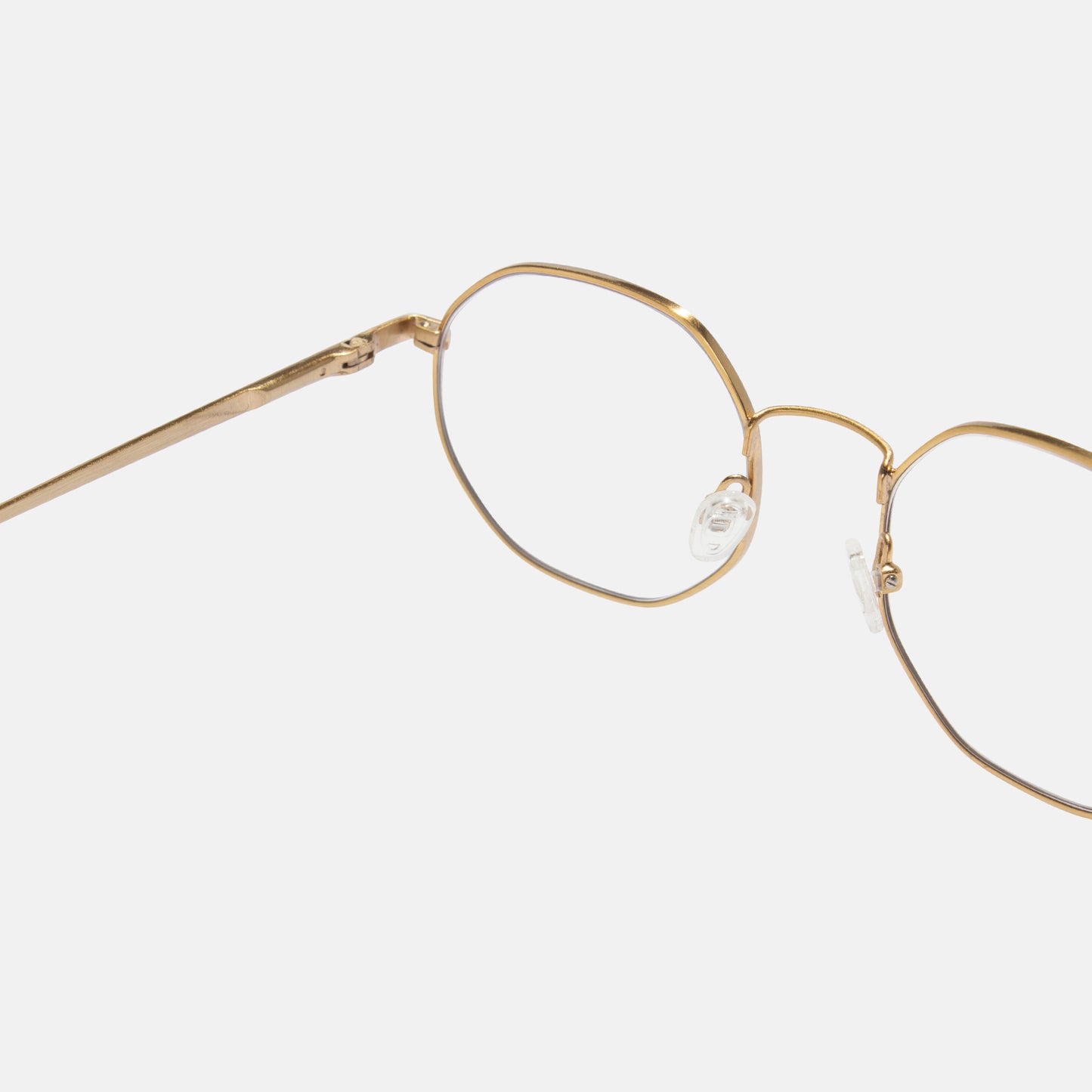 Full Rim Metal Hexagonal Eyeglasses - 14013