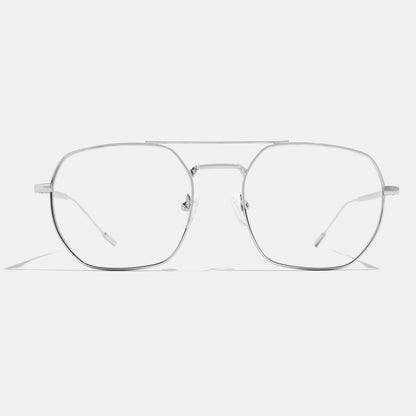 Full Rim Metal Square Eyeglasses  - 14029