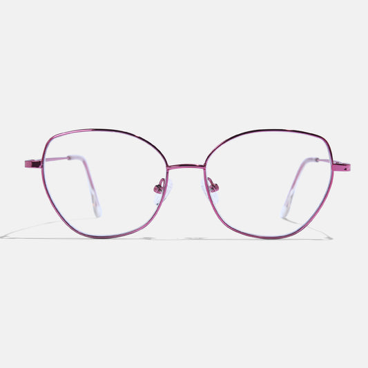 Full Rim Metal Cat Eye Eyeglasses  - 14003