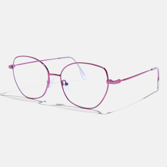Full Rim Metal Cat Eye Eyeglasses  - 14003