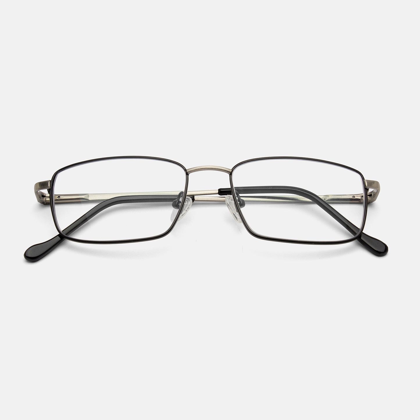 Full Rim Metal Rectangle Eyeglasses  - 14009