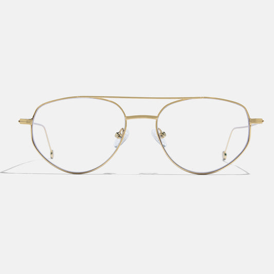 Full Rim Metal Aviator Eyeglasses  - 14025