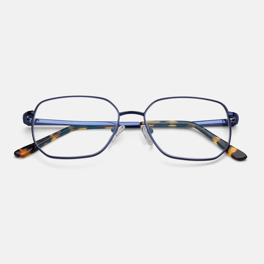 Full Rim Metal Square Eyeglasses  - 14005