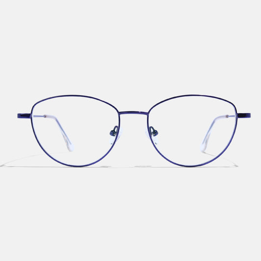 Full Rim Metal Cat Eye Eyeglasses  - 14002