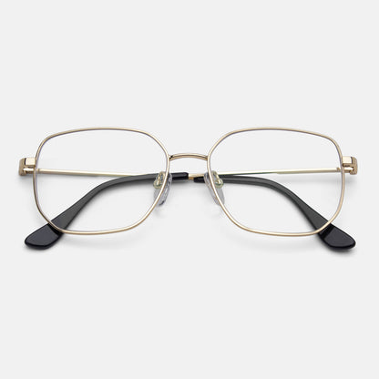 Full Rim Metal Square Eyeglasses  - 14005
