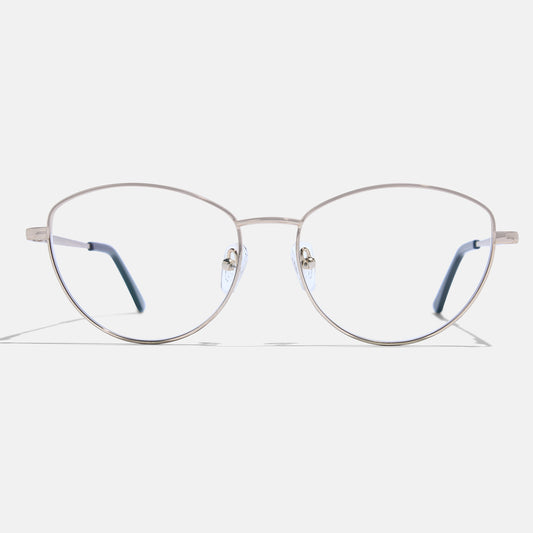 Full Rim Metal Cat Eye Eyeglasses  - 14001