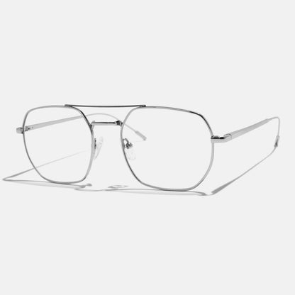 Full Rim Metal Square Eyeglasses  - 14029