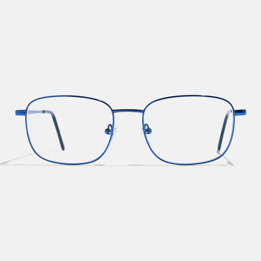 Full Rim Metal Rectangle Eyeglasses  - 14008