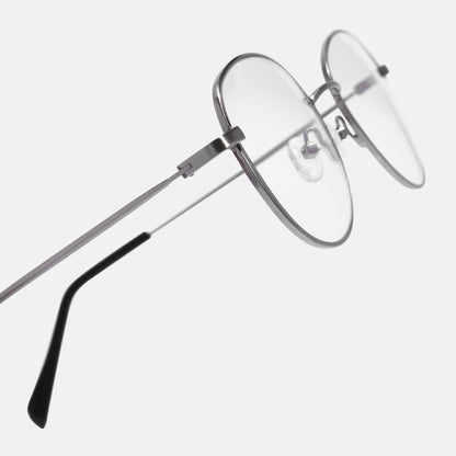 Full Rim Metal Round Eyeglasses  - 14007