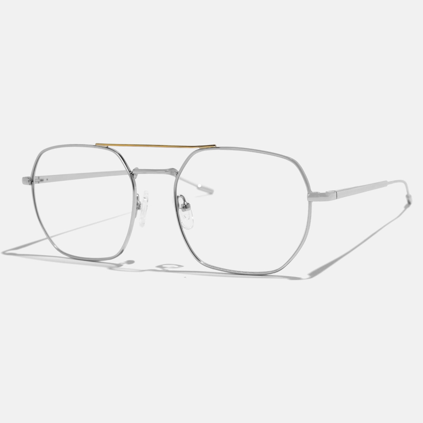 Full Rim Metal Square Eyeglasses  - 14029