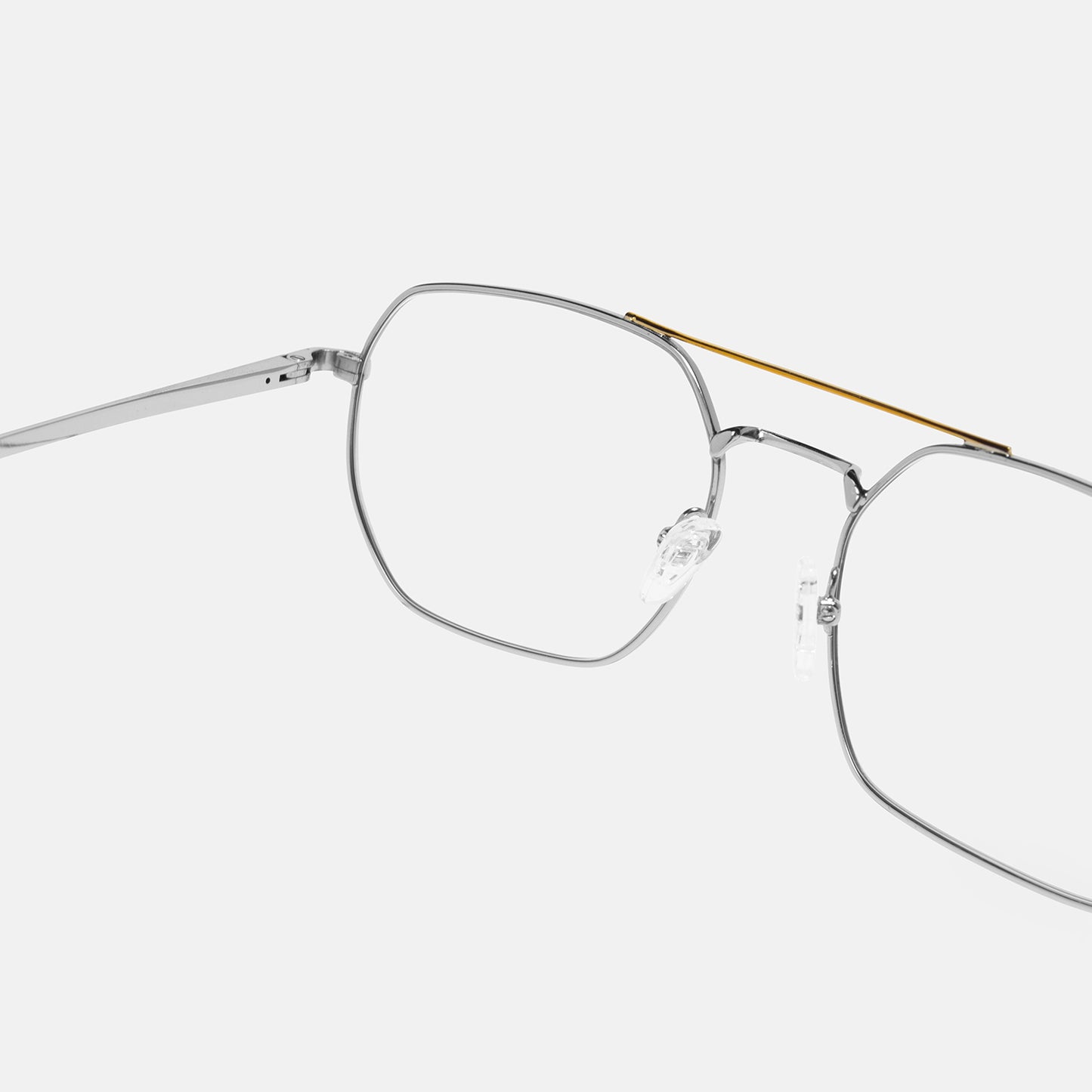 Full Rim Metal Square Eyeglasses  - 14029