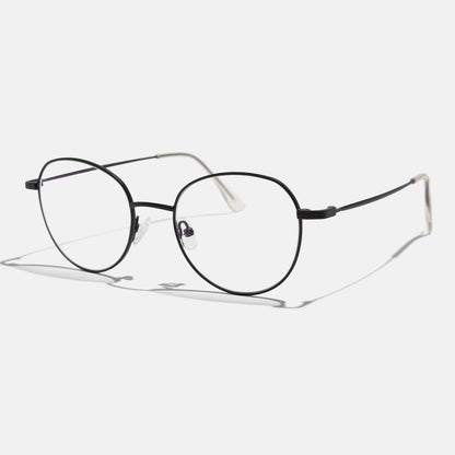 Full Rim Metal Round Eyeglasses  - 14007
