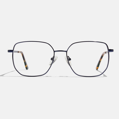 Full Rim Metal Square Eyeglasses  - 14005
