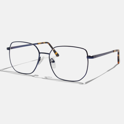 Full Rim Metal Square Eyeglasses  - 14005