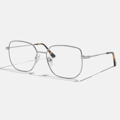 Full Rim Metal Square Eyeglasses  - 14005