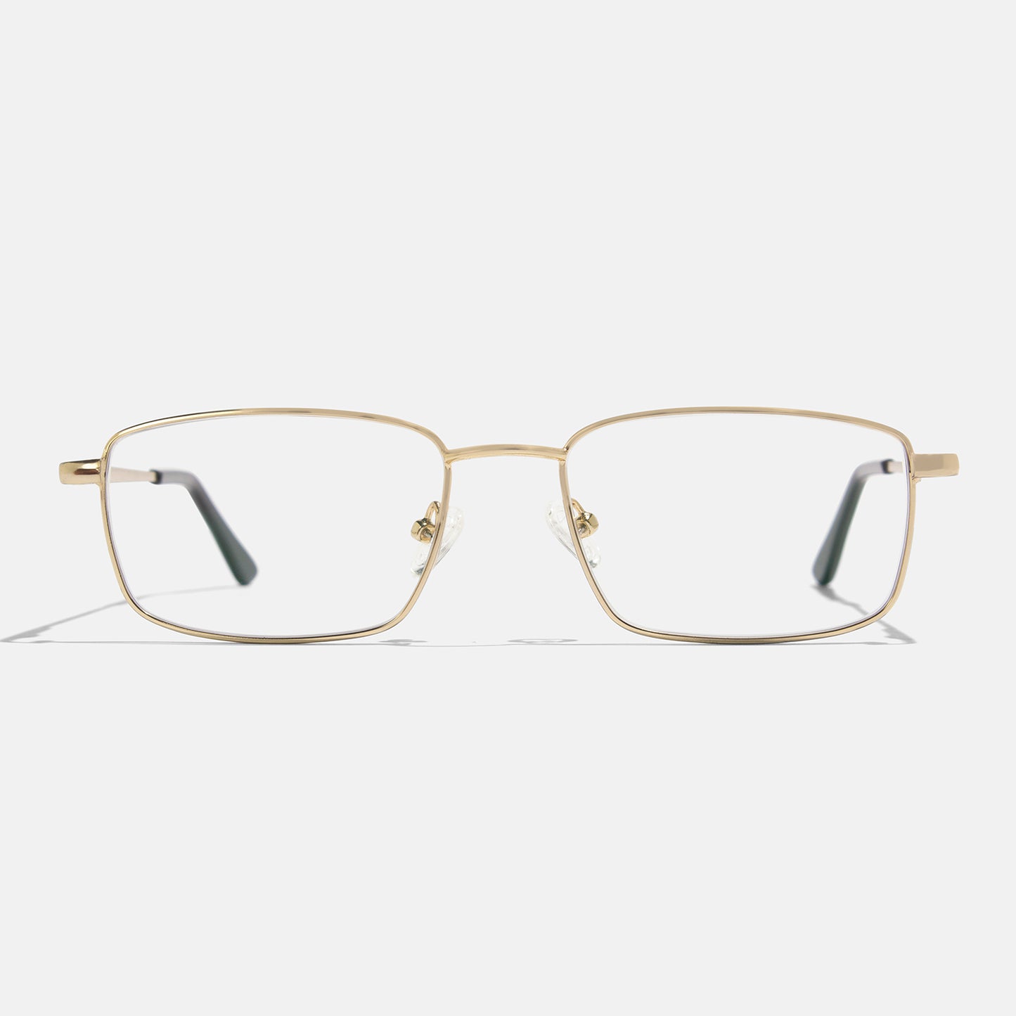Full Rim Metal Rectangle Eyeglasses  - 14009