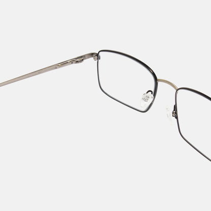 Full Rim Metal Rectangle Eyeglasses  - 14009
